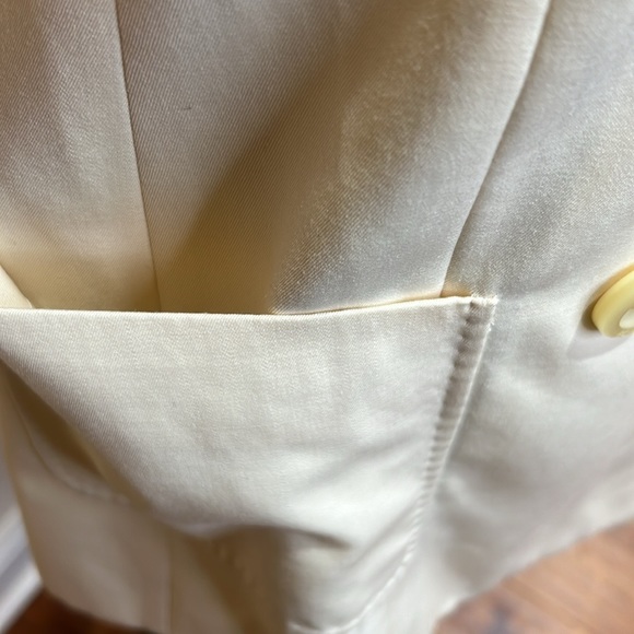 FENDI 365 Ivory 100% Wool Double Breasted Blazer 10 - Picture 10 of 15